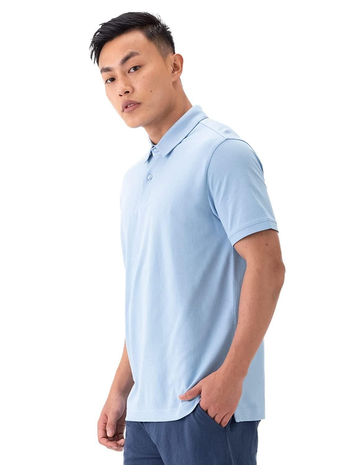 Matty Solid  Half Sleeves Polo Neck Mens T-Shirt - Pack of 4